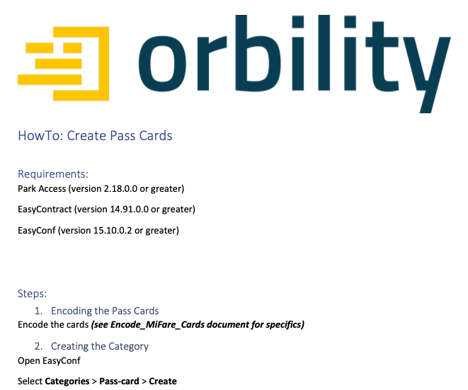 Partial image of the first page of API documentation